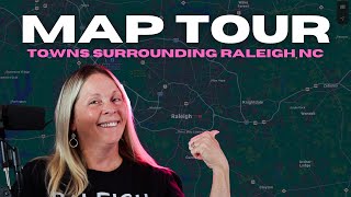 Map Tour Of Raleigh, North Carolina and Surrounding Areas!