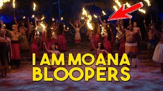 I AM MOANA BLOOPERS and behind the scenes of the Disney Music Video