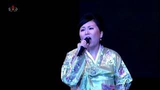 北朝鮮 「第31回4月の春親善芸術祝典、第4組公演より遠山洋子の歌 (31차4월의 봄 친선예술축전에서 노래하는 일본인 가수)」KCTV 2018/04/14 日本語字幕付き