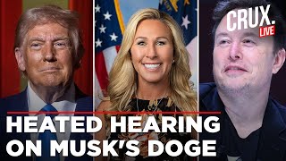 LIVE Elon Musk's DOGE Committee Holds Its First Hearing | War On Waste | Trump Latest | US News