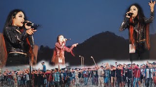 Nungshi-Nungshina performing Live at sandy shore Sekmai