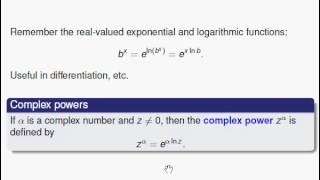 Complex Powers: A Definition