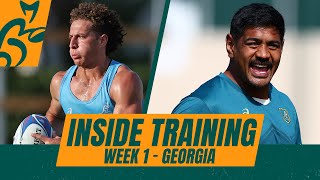 Week 1 vs Georgia | Inside Training | Rugby World Cup 2023