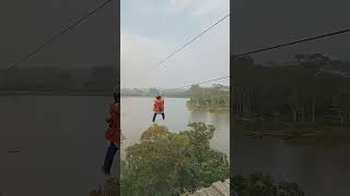 #pachmarhi #adventure #outdoors #zipline #lake