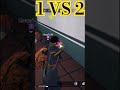 WAIT FOR END 💀 1VS 2 MOVEMENT!! FREE FIRE 🔥#freefire #shorts#viral