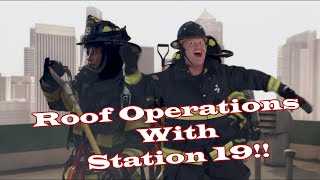 Green Screen roof operations with Station 19!