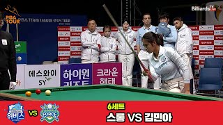 [6set] WEEBIES(Sruong) VS GREEN FORCE(MA Kim) | [PBA TEAM LEAGUE 2024-2025] Round 4