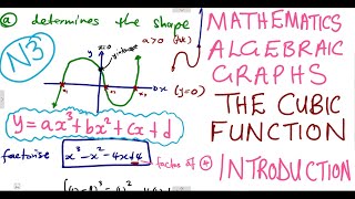 Mathematics N3 Algebraic Graphs - The Cubic Function Introduction @mathszoneafricanmotives