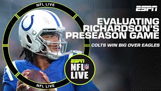 Takeaways from Anthony Richardson's preseason performance vs. the Eagles | NFL Live
