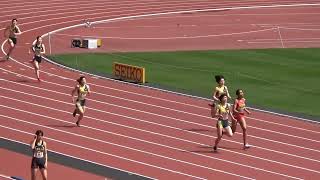 東京六大学陸上2023　女子400mタイムレース