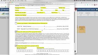 Completing the FSA Enrollment Form