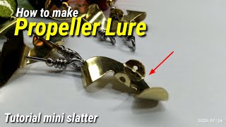 🔴 Tutorial propeller. Trik membuat propeller untuk mini slatter. Sangat mudah