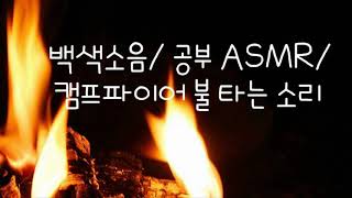 [백색소음/2시간] 캠프파이어 장작 불 타는 소리 ASMR (공부, 휴식, 수면, 집중, 자연의 소리)