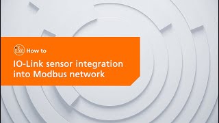 IO-Link integration into Modbus