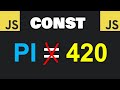 JavaScript CONSTANTS are easy 🚫