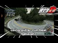 initial d street stage gameplay|versus bakazato using gutter run like anime