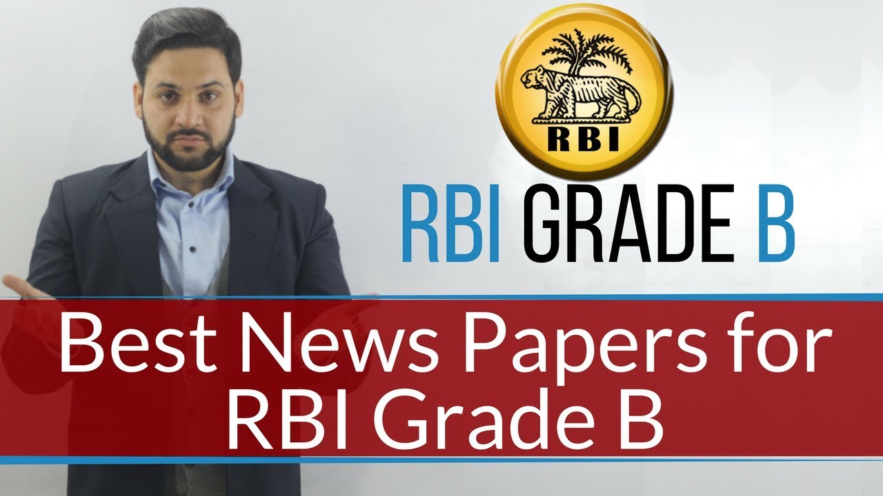 Best Newspaper For RBI Grade B Exam - YouTube