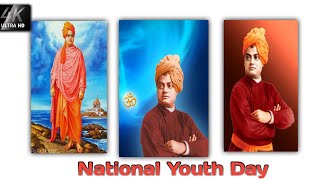 Swami vivekananda 🌸 jayanti 🙏| national youth day 2022 🧡 | 4k whatsapp status 💗|