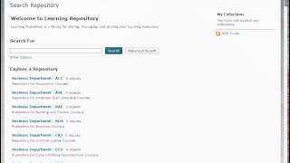 D2L v10.3 Accessing the Learning Object Repository (LOR) Demo