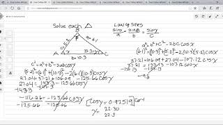 Trig-law of cosines