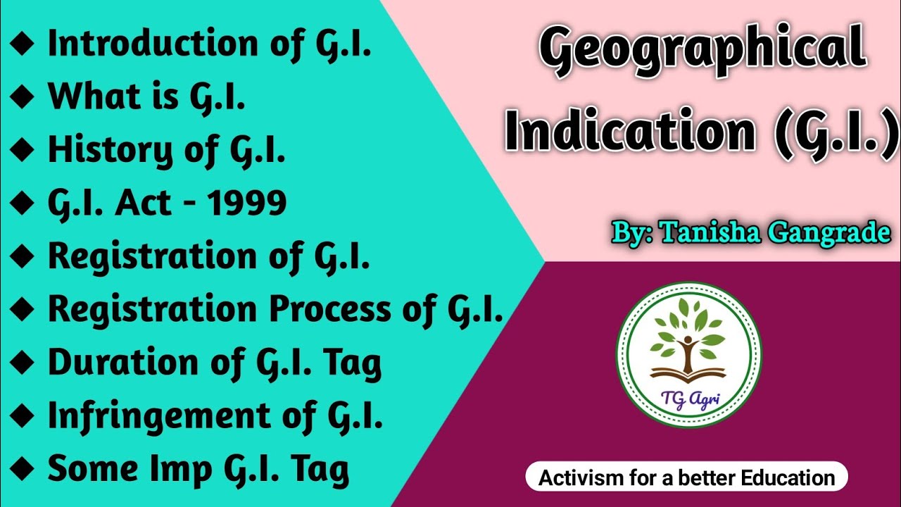 Geographical Indication | GI Tag | Geographical Indication Tag | By ...