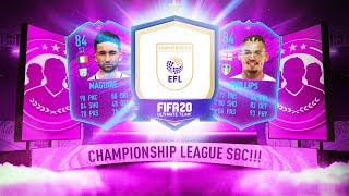 INSANE NEW LEAGUE SBC CARDS! [EFL CHAMPIONSHIP] - FIFA 20 Ultimate Team