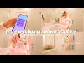 MY EVERYTHING SHOWER ROUTINE🎀🫧 body care, haircare, skincare + more!