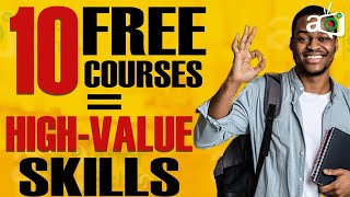 10 Free Courses To Learn Top High Income Skills