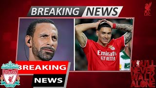 "UNFORTUNATELY"❗Rio Ferdinand reacts to Liverpool signing Darwin Nunez