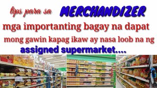 tips at importanteng bagay na dapat malaman ng isang merchandiser...