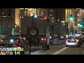 european man rv truck driving along bund shanghai 上海曼恩欧式重卡房车沿外滩行驶