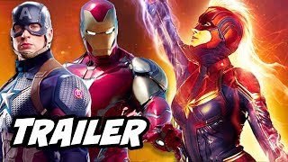 Captain Marvel Trailer - Avengers Endgame and Iron Man Scene Easter Egg Breakdown