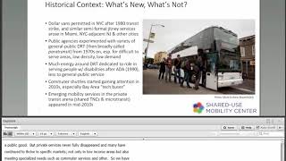 Webinar: TCRP Report 196: Private Transit: Existing Services and Emerging Directions 041918