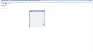 1 python tkinter tutorial (Creating a root window)