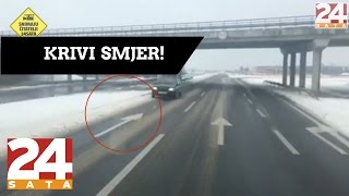 Krivi smjer, majstore! Vozio u suprotnom smjeru na autocesti A3