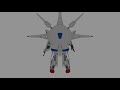 プロヴィデンスガンダム 　blender