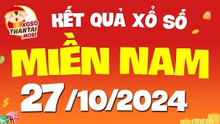 Xổ số Miền Nam hôm nay ngày 27 tháng 10 - XSMN - SXMN - KQXSMN 27/10/2024 - XSMN chủ nhật