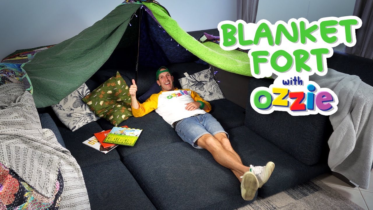 How To Build A Blanket Fort Indoor Cubby House With Ozzie Rainy Day