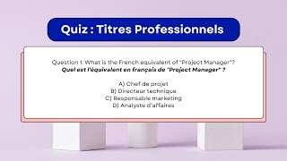 Working in France: What is Your Professional Title?