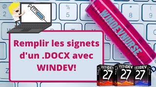 129.TUTO WINDEV Jouons un peu avec les signets dans un document word.