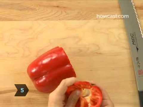How to Cut a Bell Pepper How to Cut a Bell Pepper