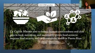 DINA Sustainable Food Systems Initiative Open Opportunity Informational Webinar