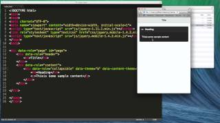 Using jQuery Mobile Collapsible's to Hide/Show Content