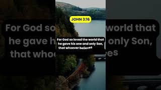 For God So Loved The World Bible Verse John 3:16 #shorts #bibleverse #love #bible