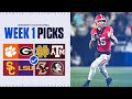 Picks for EVERY Top 25 game in College Football [Full Week 1 Betting Guide] | CBS Sports