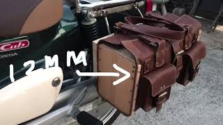 안쓰는가방으로 사이드백만들기 Making  a motorcycle side bag