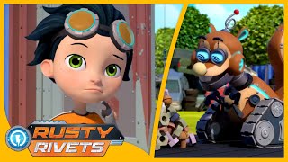 Rusty vs. The Robo Squirrel | Rusty Rivets | Cartoons for Kids