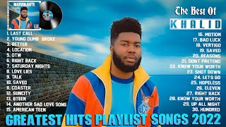 KHALID - Greatest Hits 2022 | TOP 100 Songs of the Weeks 2022 - Best Playlist Full Album