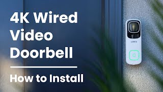 How To Install: Industry's First 4K Wired Video Doorbell