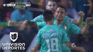 Golazo del León: Maxi Moralez le pega de volea para el 2-1 de la Fiera sobre Pachuca